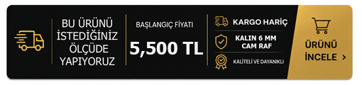 tezgah üstü vitrin