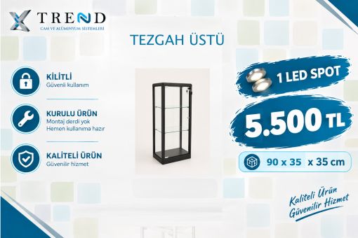 tezgah üstü vitrin