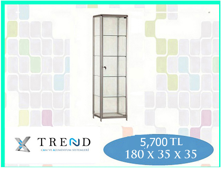 180X35X35 KULE VİTRİN